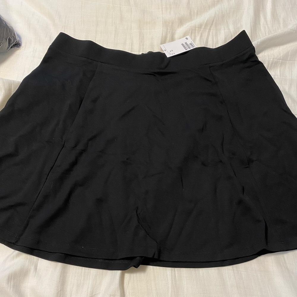 H&M Jersey Skirt- Black- Size XL